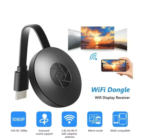 WiFi HDMI Dongle HD 1080P - 4K Media Streamer