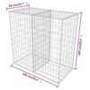 Gabion | mand 100x50x100 cm | gegalvaniseerd staal