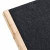 Hondenloopplank | 100x40 cm | massief vurenhout | grijs