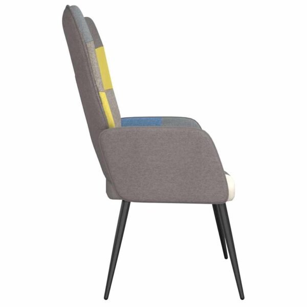 Relaxstoel patchwork stof
