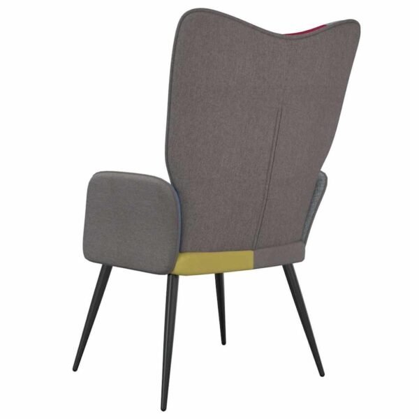 Relaxstoel patchwork stof