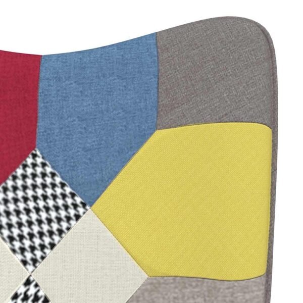 Relaxstoel patchwork stof
