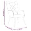 Relaxstoel patchwork stof