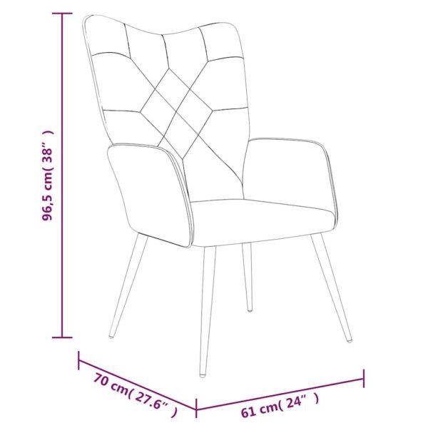 Relaxstoel patchwork stof