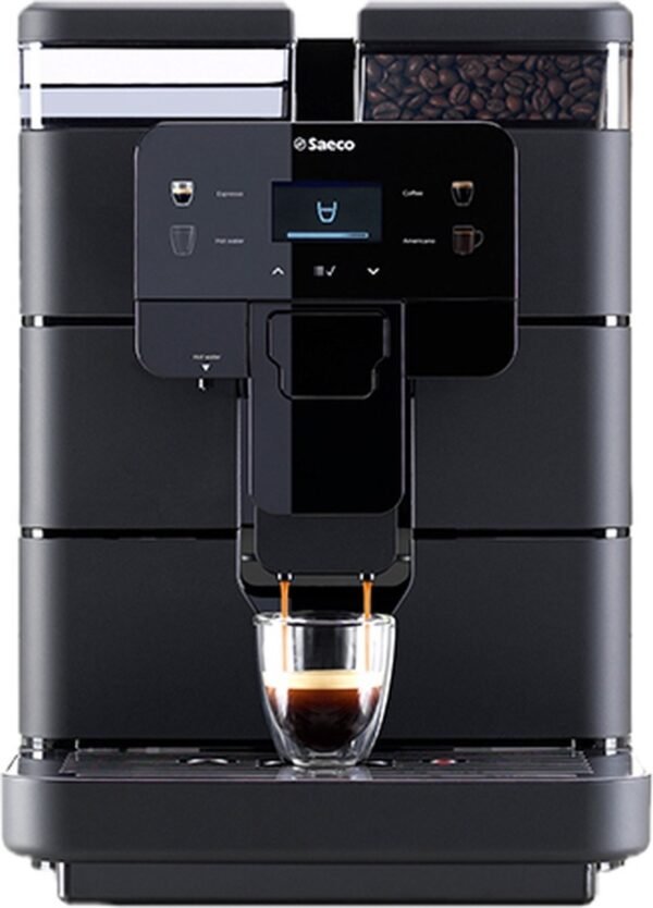 SAECO NEW ROYAL BLACK HALF AUTOMATISCH ESPRESSOMACHINE