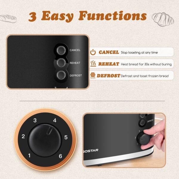 aigostar 30j4r broodrooster 101 Aigostar 30J4R - Broodrooster