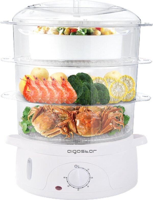 aigostar fitfoodie 30cfo 73 Aigostar Fitfoodie 30CFO - Stoomkoker 9L