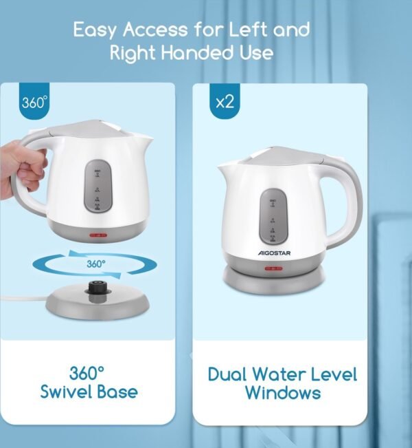 aigostar juliet waterkoker 47 Aigostar Juliet 30HIO - Elektronische Waterkoker - 1 liter - Wit/grijs