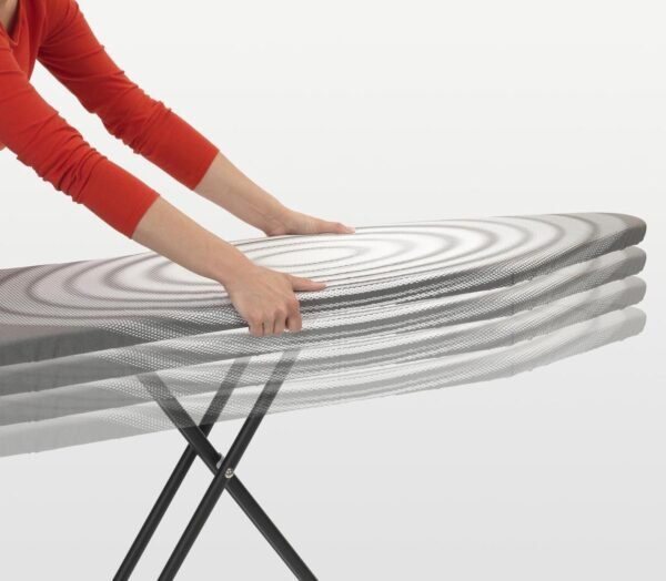 Brabantia Strijkplank B voor Strijkijzer 19 Brabantia Strijkplank B - voor Strijkijzer - 124 x 38 cm - Titan Oval