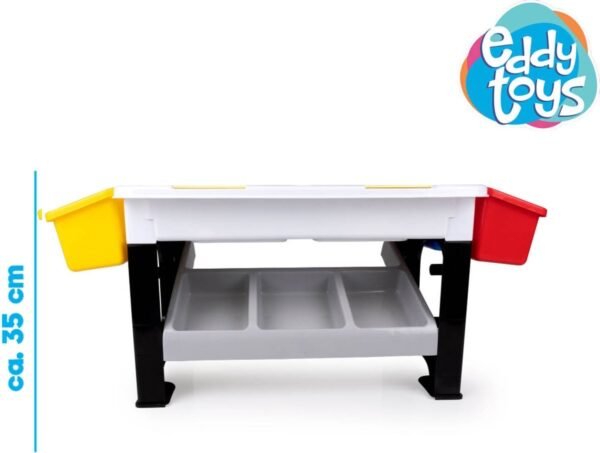 Eddy Toys 300-Delige Set Speelgoed – Speeltafel: 48 x 35 x 31 Cm – 291 Bouwblokken – Opbergruimte – Plastic 67 Eddy Toys 300-Delige Set Speelgoed - Speeltafel: 48 x 35 x 31 Cm - 291 Bouwblokken - Opbergruimte - Plastic