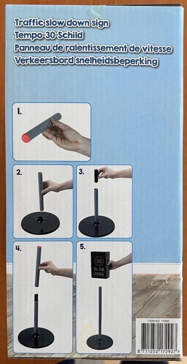 Elektronisch Speelgoed Verkeersbord 30 km/u Slow down