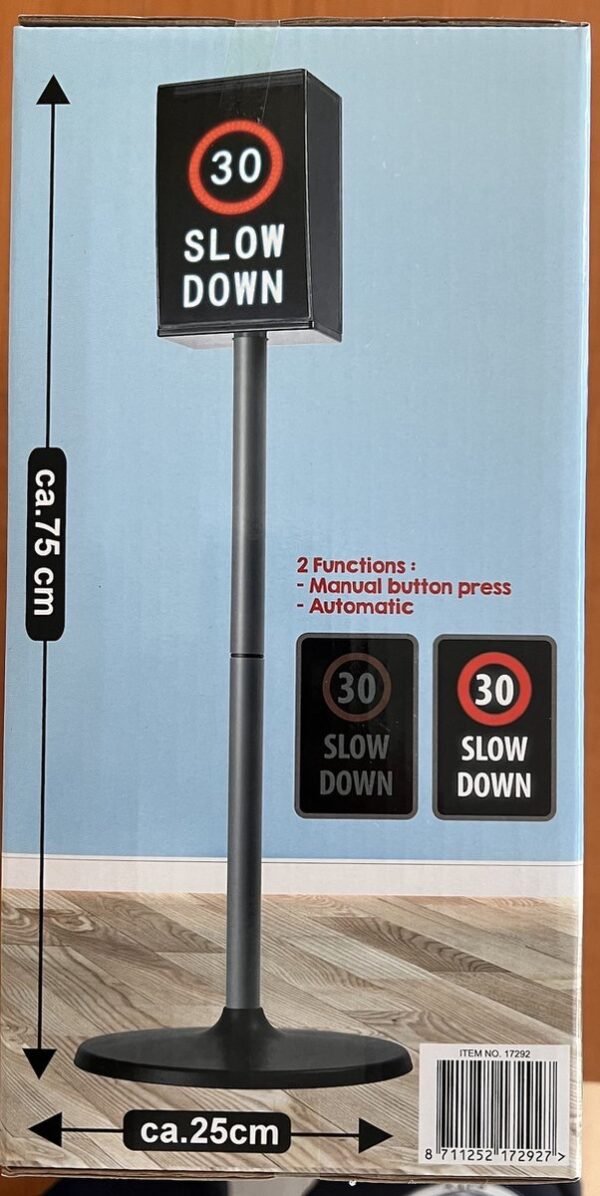 Elektronisch Speelgoed Verkeersbord 30 km/u Slow down