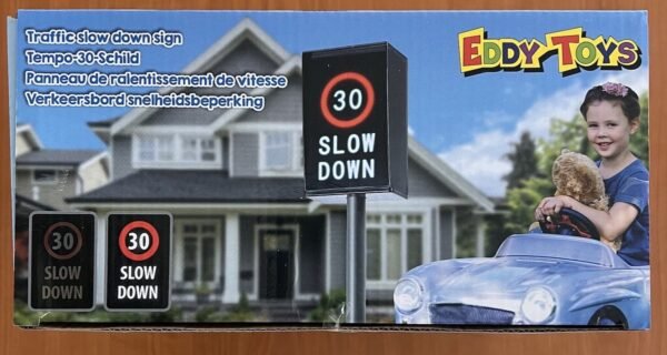 Elektronisch Speelgoed Verkeersbord 30 km/u Slow down