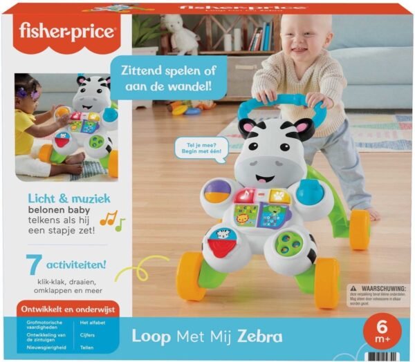 Fisher-Price Loop Met Mij Zebra – Looptrainer 16 Fisher-Price Loop Met Mij Zebra - Looptrainer