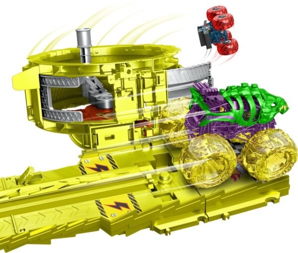 Hot Wheels Monster Trucks Monstertrucks - Racen en achtervolgen 50 Hot Wheels Power Smashers monstertruckbaan racen & achtervolgen