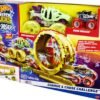 Hot Wheels Monster Trucks Monstertrucks - Racen en achtervolgen 54 Hot Wheels Power Smashers monstertruckbaan racen & achtervolgen