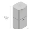 Joseph Joseph Intelligent Waste Prullenbak Totem Max 1 Joseph Joseph Intelligent Waste Prullenbak Totem Max - 60 l - Stone Wit