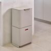 Joseph Joseph Intelligent Waste Prullenbak Totem Max 3 Joseph Joseph Intelligent Waste Prullenbak Totem Max - 60 l - Stone Wit