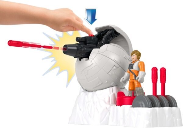 Mattel Star Wars speelgoed Imaginext Rebel Base Cannon blaster.