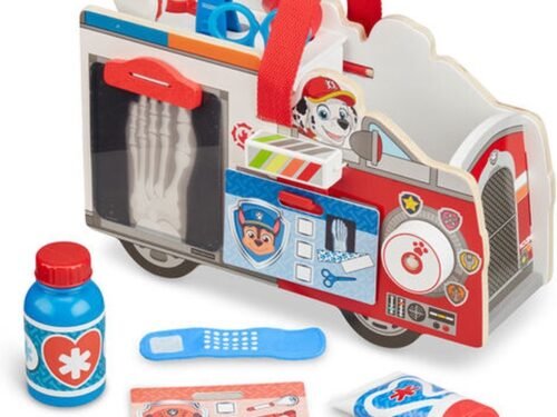 Melissa & Doug Ambulance Paw Patrol Junior 30 X 34,3 Cm Hout