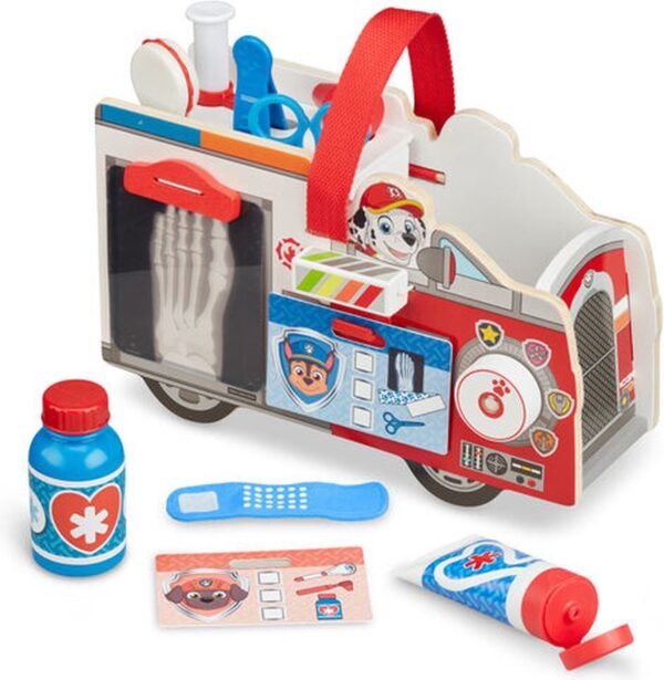 Melissa & Doug Ambulance Paw Patrol Junior 30 X 34,3 Cm Hout