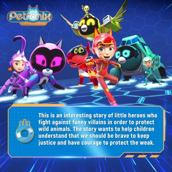 PETRONIX Defenders 3-in-1 Headquarter Transforming Playset 5 PETRONIX Defenders 3-in-1 Headquarter Transforming Playset, transformable speelgoed voor jongens en meisjes vanaf 3jaar