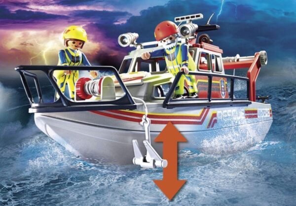 PLAYMOBIL City Action Redding op zee: brandbestrijdingsmissie met reddingskruiser - 70140 65 PLAYMOBIL City Action Redding op zee: brandbestrijdingsmissie met reddingskruiser - 70140
