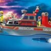 PLAYMOBIL City Action Redding op zee: brandbestrijdingsmissie met reddingskruiser - 70140 66 PLAYMOBIL City Action Redding op zee: brandbestrijdingsmissie met reddingskruiser - 70140