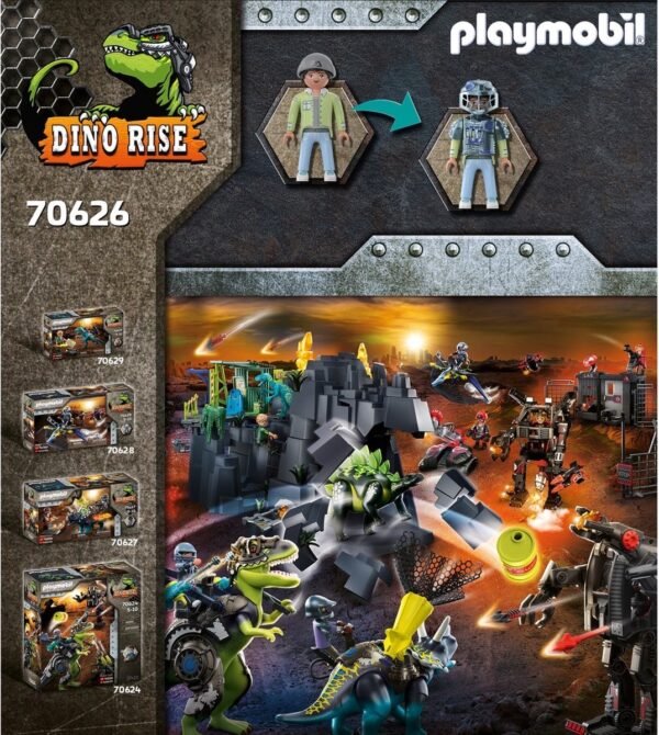 PLAYMOBIL Dino Rise Saichania: verdediging van de vechtersbazen - 70626 32 PLAYMOBIL Dino Rise Saichania: verdediging van de vechtersbazen - 70626