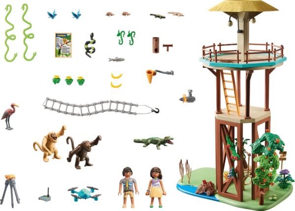 PLAYMOBIL Wiltopia Onderzoeksstation met kompas - 71008 100 PLAYMOBIL Wiltopia Onderzoeksstation met kompas - 71008