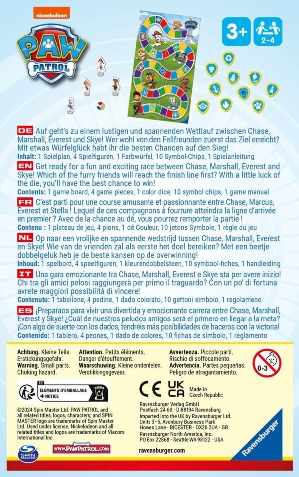 Ravensburger Paw Patrol Race the tower! - Pocketspel 149 Ravensburger Paw Patrol Race the tower! - Pocketspel