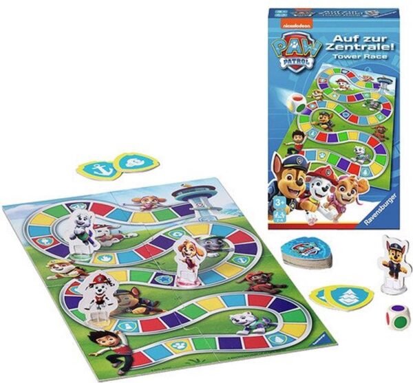 Ravensburger Paw Patrol Race the tower! - Pocketspel 155 Ravensburger Paw Patrol Race the tower! - Pocketspel
