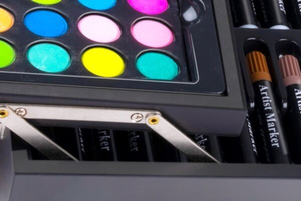 artico tekendoos 60 Artico 145-Delige Tekendoos/ Schilderset - in Houten Koffer - Aquarel - Verf, Krijt, Stiften, Kleurpotloden en Toebehoren