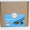 BlueBuilt HDMI 2.0b Nylon Kabel 1 meter + 90graden Adapter