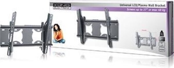 König TVS-KN-FSB115B flat panel muur steun 94 cm (37'') Zwart