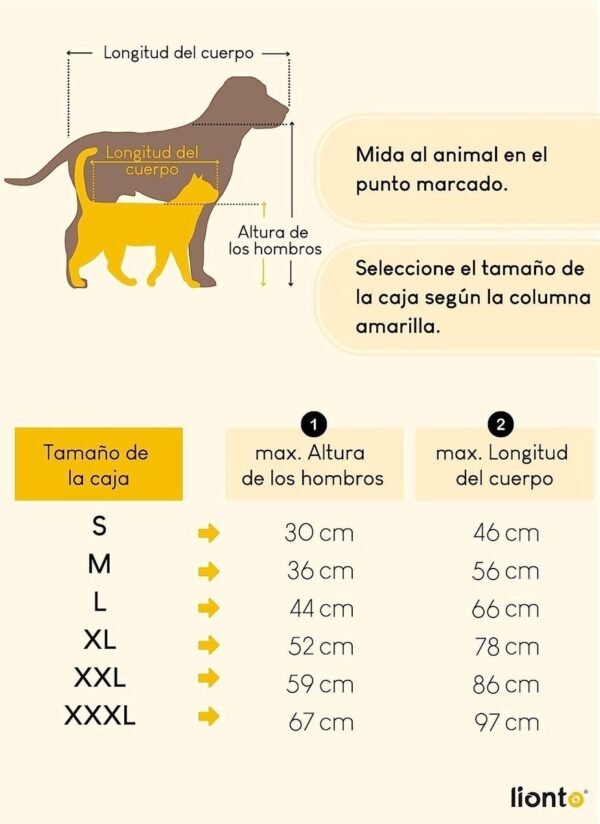 Hondentransportbox Hondentas Hondenbox Opvouwbare tas voor kleine dieren, (S) 50x34x36 cm Beige