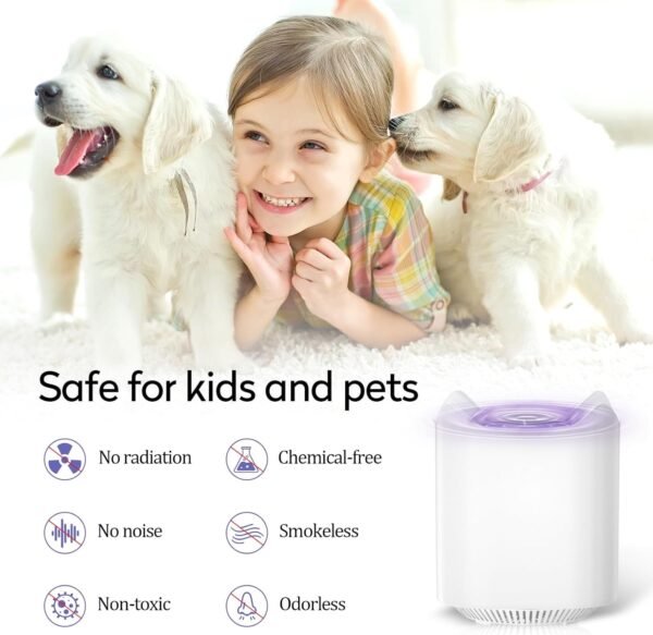 Insectenverdelger, USB-elektrische vliegenval, muggenlamp, muggenlamp, muggenverdelger, insectenval, vliegenvanger, muggenkiller, lamp met uv-licht voor binnen, keuken, slaapkamer, kantoor