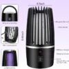 Insectenvernietiger, 4000 mAh, elektrische muggenlamp, muggenval, muggenval, met uv-lamp, USB-oplaadbaar, accu, muggenbescherming, vliegenval, insectenvanger, muggenverdelger, voor binnen en buiten