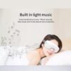 Multifunctioneel oogmassageapparaat, elektrisch oogmaskermassageapparaat met verlichting van gezwollen en ontspannen oogkringen (model: wit/TR-143)