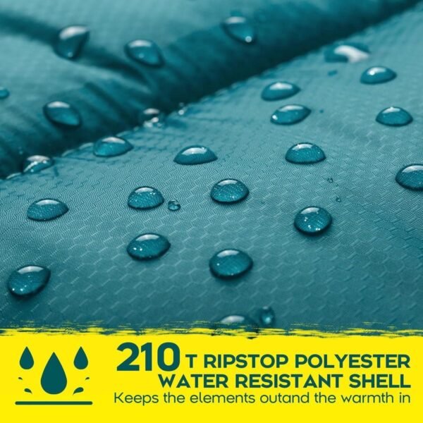 Slaapzak 3-4 seizoenen -8 °C - 20 °C lichtgewicht waterdicht en warm voor volwassenen rugzakreizen kamperen wandelen en reizen